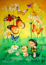 Выполню художественную роспись в детском помещении