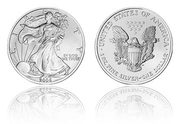 Монеты серебряный американский орел 